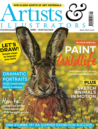 英国《Artists&Illustrators》艺术设计杂志PDF电子版【2018年合集13期】