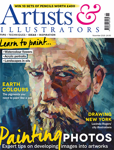 英国《Artists&Illustrators》艺术设计杂志PDF电子版【2019年合集12期】