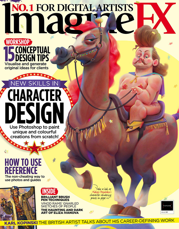 英国《ImagineFX》数码动漫CG杂志PDF电子版【2019年合集13期】