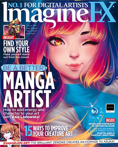 英国《ImagineFX》数码动漫CG杂志PDF电子版【2019年合集13期】