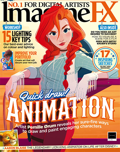 英国《ImagineFX》数码动漫CG杂志PDF电子版【2019年合集13期】