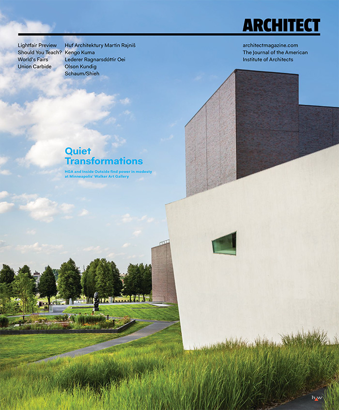 美国《Architect》建筑设计杂志PDF电子版【2018年合集12期】