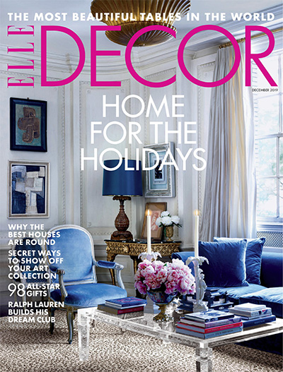 美国《ELLE Decor》时尚家居杂志PDF电子版【2019年合集10期】