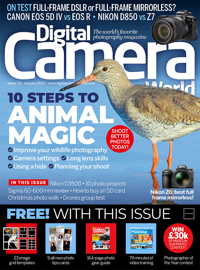 英国《DIGITAL CAMERA WORLD》数码相机世界杂志PDF电子版【2019年01月刊免费下载阅读】