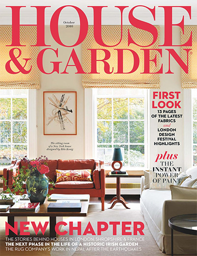 英国《House&Garden》住宅与花园杂志PDF电子版【2016年合集12期】