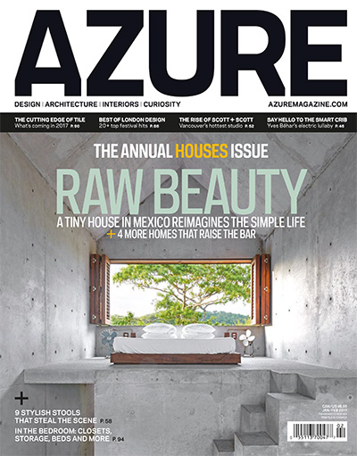 加拿大《AZURE》建筑室内设计杂志PDF电子版【2017年合集8期】