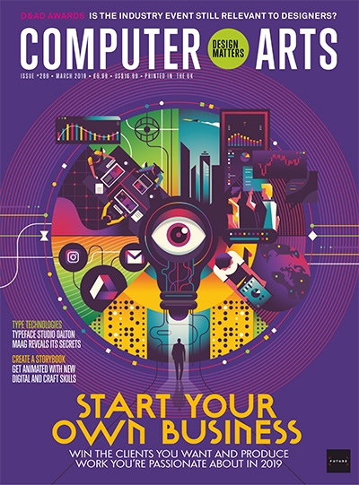 英国《Computer Arts》数码艺术设计杂志PDF电子版【2019年合集13期】