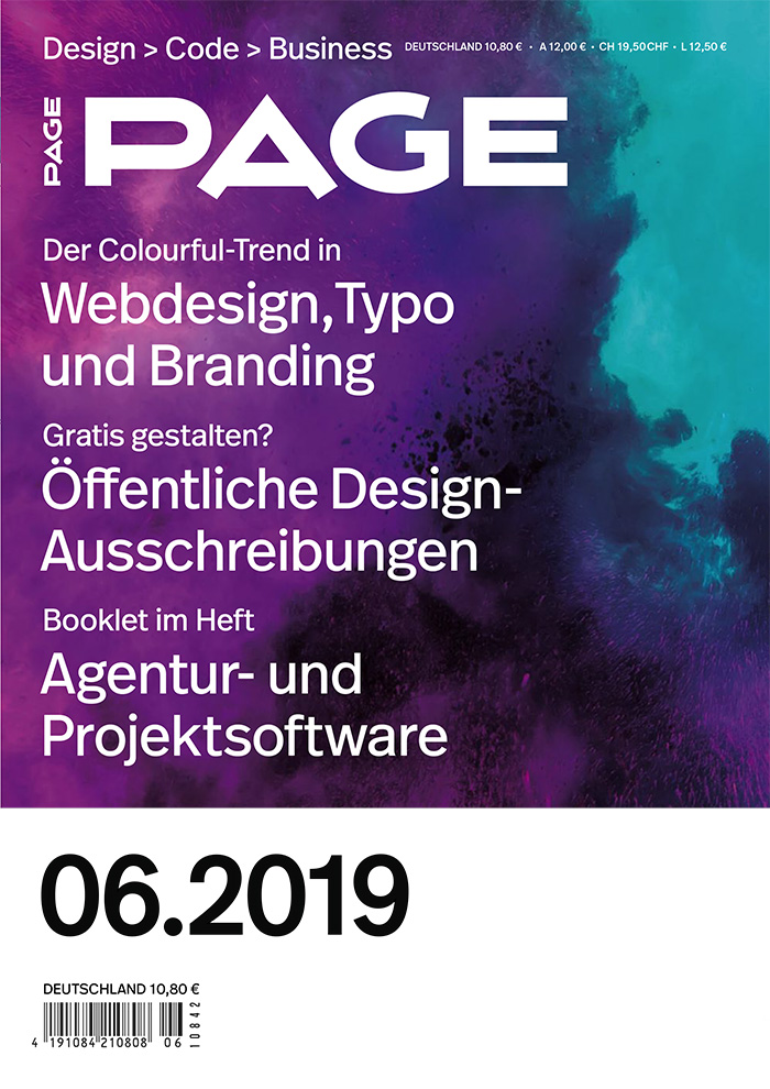 德国《Page》广告版式设计杂志PDF电子版【2019年06月刊免费下载阅读】