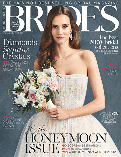 英国《Brides UK》时尚新娘婚纱杂志PDF电子版【2019年合集5期】