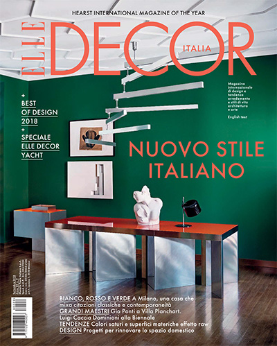 意大利《Elle Decor》家居装饰设计杂志PDF电子版【2018年合集10期】