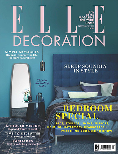 英国《Elle Decoration》家居装饰艺术杂志PDF电子版【2016年合集12期】