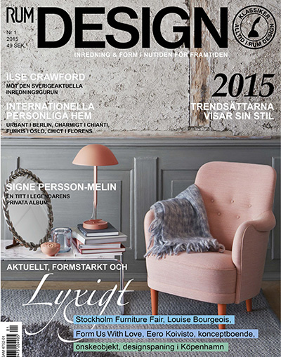 瑞典《Rum Design》北欧室内设计杂志PDF电子版【2015年合集5期】