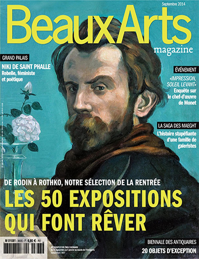 法国《Beaux Arts》当代美术杂志PDF电子版【2014年合集12期】