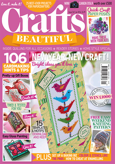 英国《Crafts Beautiful》手工艺杂志PDF电子版【2014年合集10期】