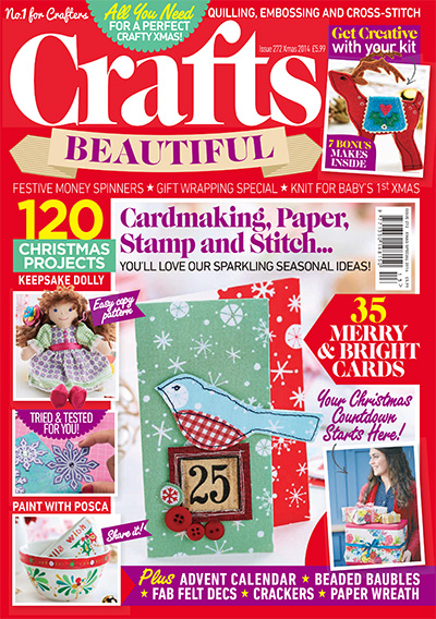 英国《Crafts Beautiful》手工艺杂志PDF电子版【2014年合集10期】