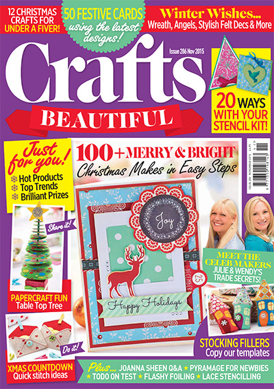 英国《Crafts Beautiful》手工艺杂志PDF电子版【2015年合集13期】