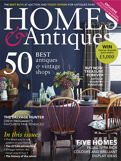 英国《Homes&Antiques》室内软装杂志PDF电子版【2016年合集12期】