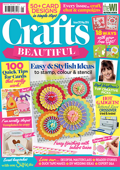 英国《Crafts Beautiful》手工艺杂志PDF电子版【2016年合集10期】