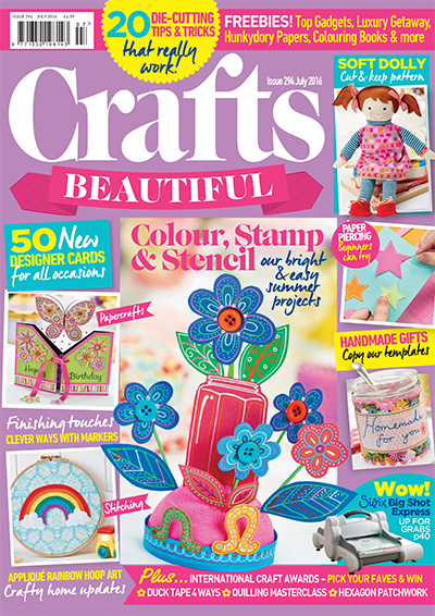 英国《Crafts Beautiful》手工艺杂志PDF电子版【2016年合集10期】