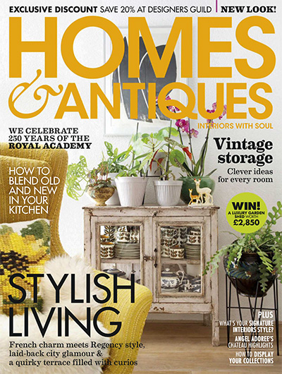 英国《Homes&Antiques》室内软装杂志PDF电子版【2018年合集13期】