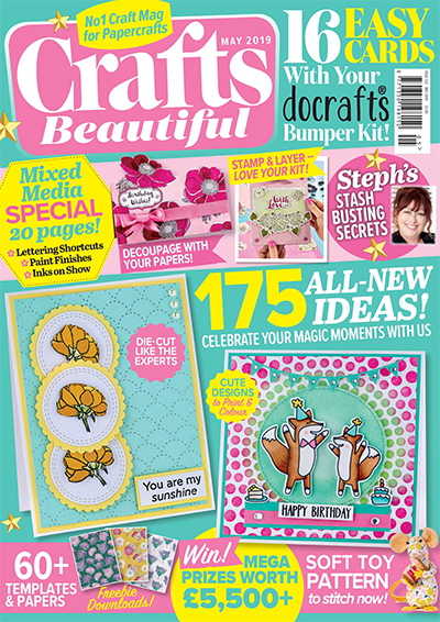 英国《Crafts Beautiful》手工艺杂志PDF电子版【2019年合集13期】