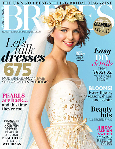 英国《Brides UK》时尚新娘婚纱杂志PDF电子版【2013年合集5期】