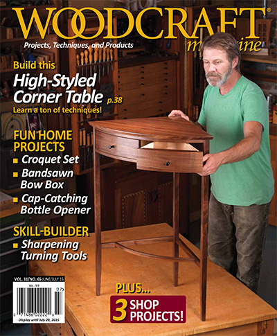美国《Woodcraft》专业木工技术杂志PDF电子版【2015年合集6期】