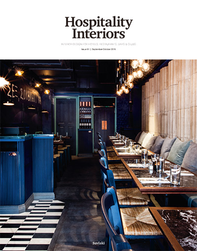英国《Hospitality Interiors》酒店室内设计杂志PDF电子版【2015年合集6期】