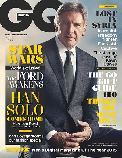 英国《GQ》时尚男士杂志PDF电子版【2016年合集12期】