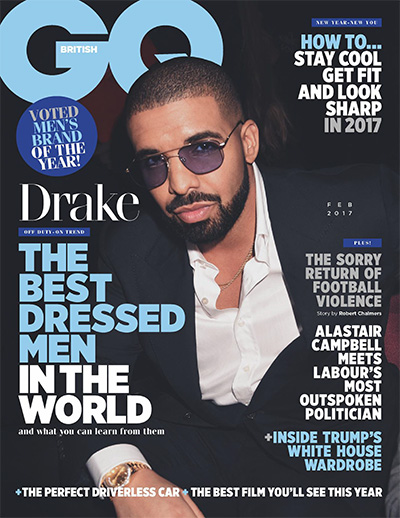 英国《GQ》时尚男士杂志PDF电子版【2017年合集12期】