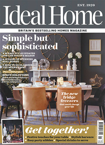 英国《Ideal Home》室内装饰杂志PDF电子版【2019年合集12期】