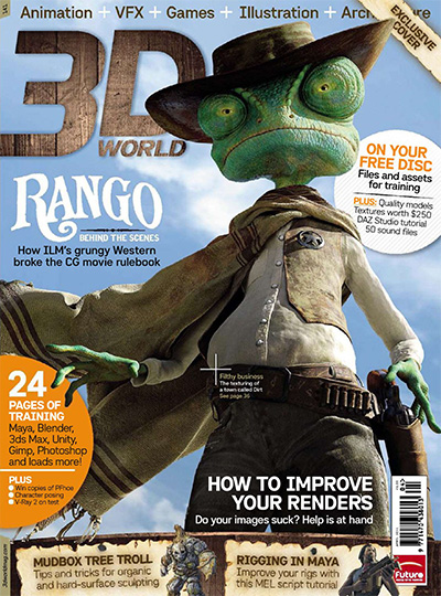 英国《3D World》数码CG艺术杂志PDF电子版【2011年合集12期】