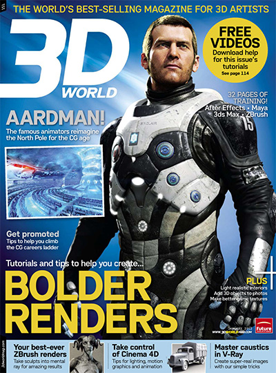 英国《3D World》数码CG艺术杂志PDF电子版【2012年合集12期】
