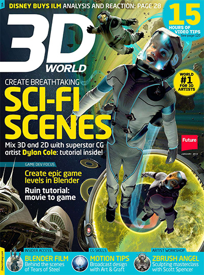 英国《3D World》数码CG艺术杂志PDF电子版【2013年合集13期】