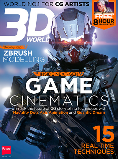 英国《3D World》数码CG艺术杂志PDF电子版【2014年合集13期】