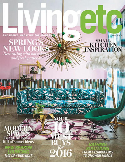 英国《Living Etc》生活室内设计杂志PDF电子版【2016年合集12期】