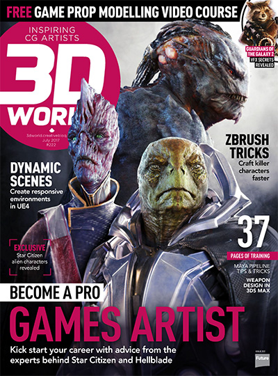 英国《3D World》数码CG艺术杂志PDF电子版【2017年合集13期】