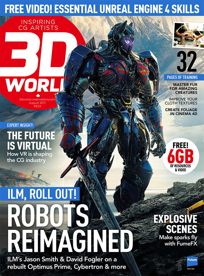 英国《3D World》数码CG艺术杂志PDF电子版【2017年08月刊免费下载阅读】