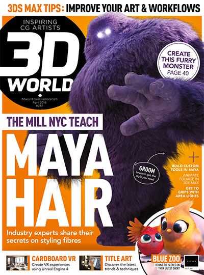英国《3D World》数码CG艺术杂志PDF电子版【2018年合集13期】