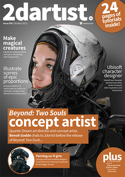 英国《2dArtist》绘画CG艺术杂志PDF电子版【2006-2013年合集96期】