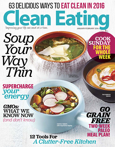美国《Clean Eating》健康美食杂志PDF电子版【2016年合集9期】