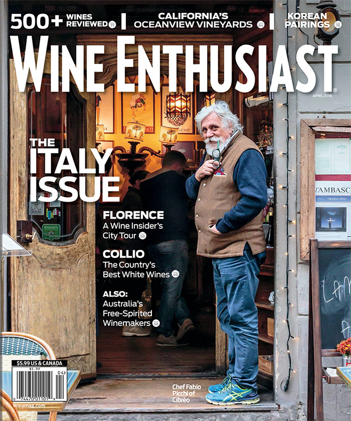 美国《Wine Enthusiast》 葡萄酒爱好者杂志PDF电子版【2016年04月刊免费下载阅读】