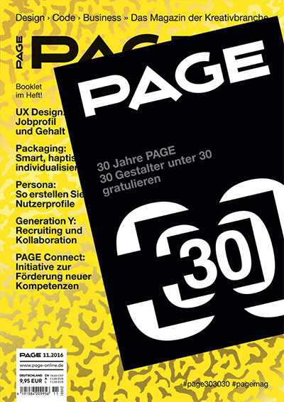 德国《Page》广告版式设计杂志PDF电子版【2016年合集14期】