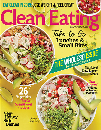 美国《Clean Eating》健康美食杂志PDF电子版【2019年合集6期】
