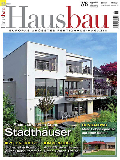 德国《Hausbau》房屋建筑杂志PDF电子版【2012年合集5期】