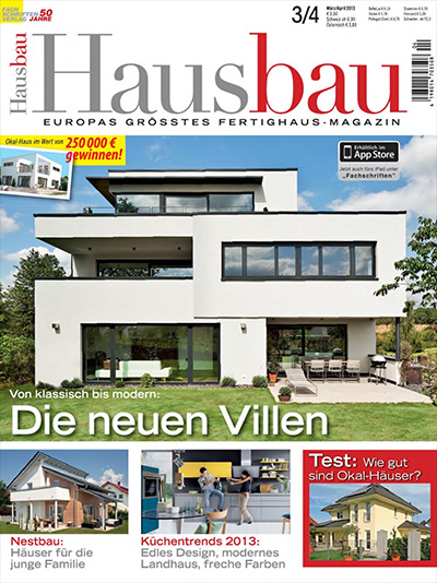 德国《Hausbau》房屋建筑杂志PDF电子版【2013年合集6期】