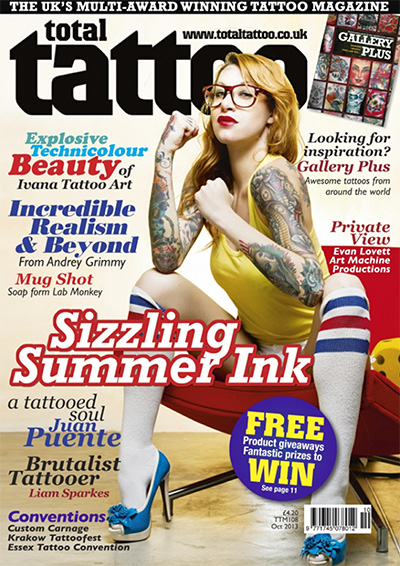 英国《Total Tattoo》纹身刺青杂志PDF电子版【2013年合集12期】