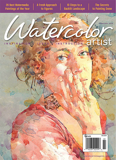 美国《Watercolor Artist》水彩画家杂志PDF电子版【2014年合集5期】