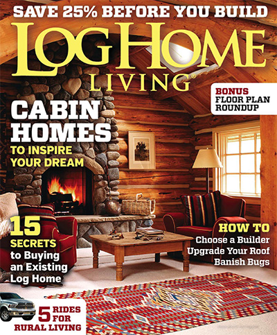 美国《Log Home Living》木屋别墅杂志PDF电子版【2014年合集5期】