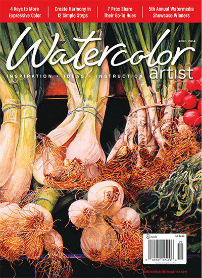 美国《Watercolor Artist》水彩画家杂志PDF电子版【2014年合集5期】